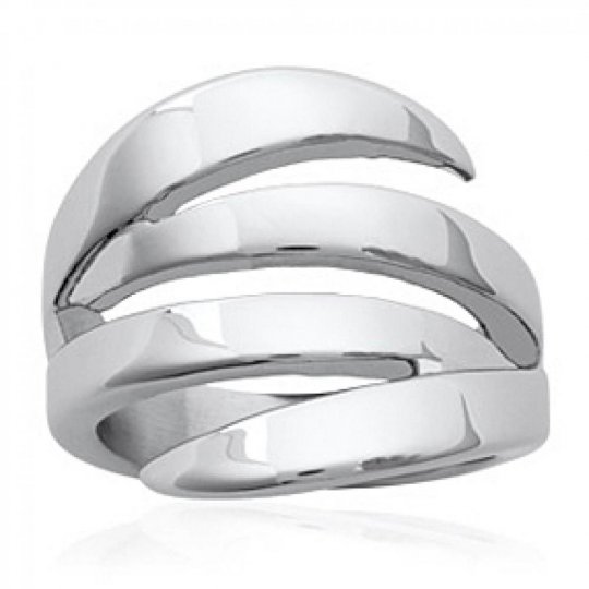 Bague large nature moderne...