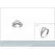 Bague couronne celtique Argent - Bague de pouce index Grande taille