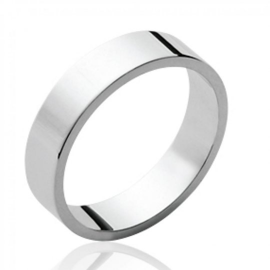 Bague Alliance plate 5mm...