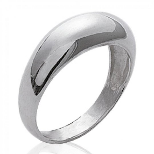 Bague Dôme 6mm Argent - Femme