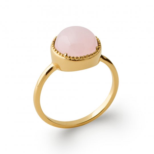 Bague fine - Pierre quartz...