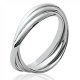 Alliance Triple Anneau 2mm Argent - Femme