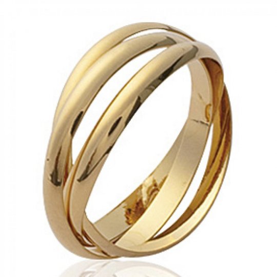 Alliance 2 mm Plaqué Or - Femme