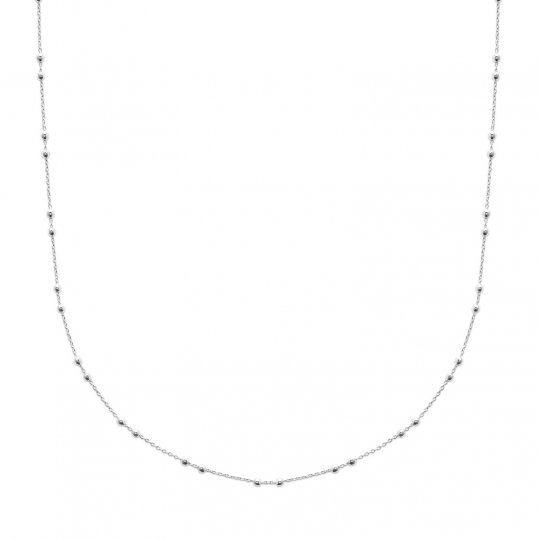 Collier Marseillais Argent Petites boules - Femme - 45cm