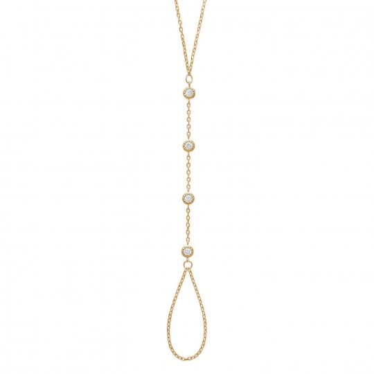 Bracelet Chaîne de main -...