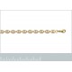 Bracelet chaîne Grain De Café 4.90mm Plaqué Or - Mixte - 18cm