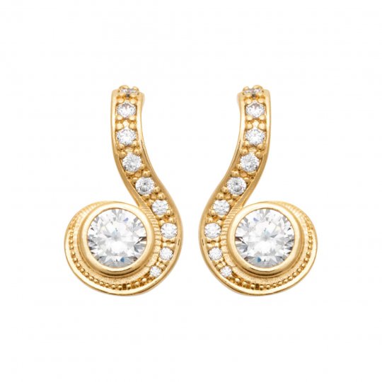 Boucles d'Oreilles Plaqué...