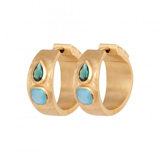 Créoles Plaqué Or - Pierre...