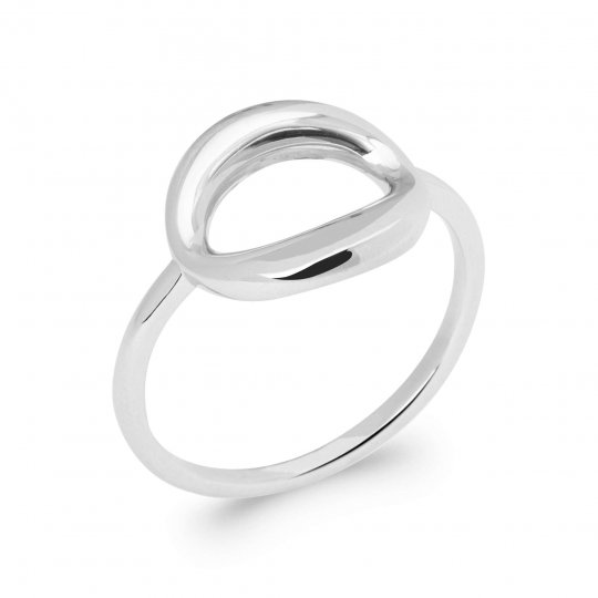 Bague Argent Rhodié - Femme