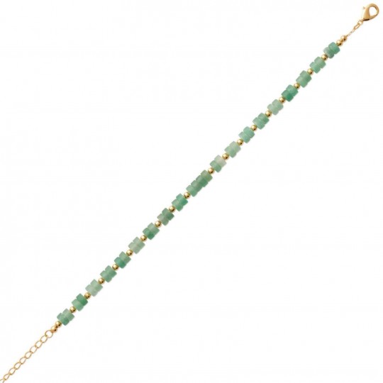 Bracelet Quartzite vert...