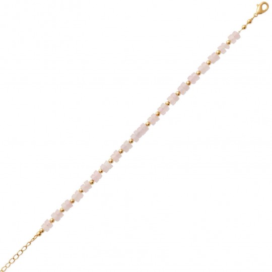 Bracelet Plaqué Or - Quartz...