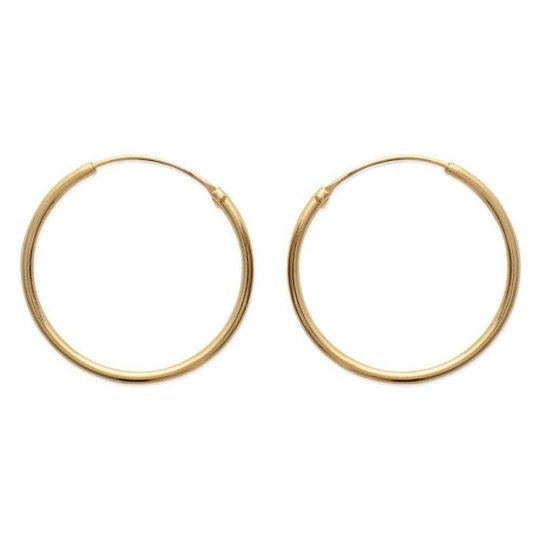 Créoles Plaqué Or 30mm -...