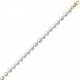 Bracelet de perles d'imitation D.7mm Plaqué Or - Femme - 19cm