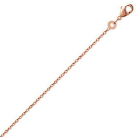 Chaîne plaqué or rose...