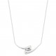 Collier Argent Rhodié - Nacre - Femme - 45cm
