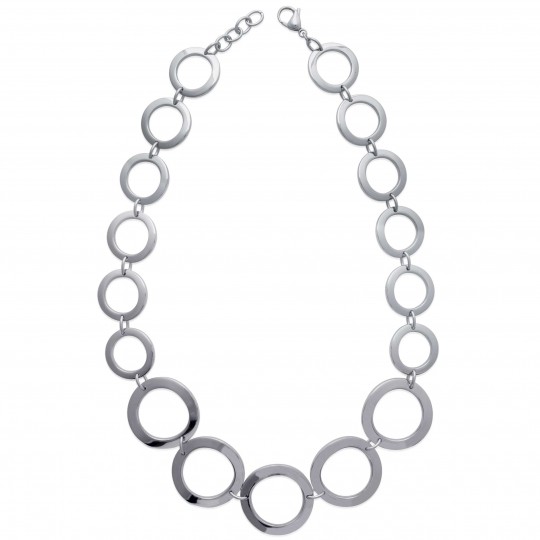 Collier grands anneaux 19mm...