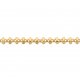 Bracelet chaîne fantaisie Plaqué Or - Femme - 18cm