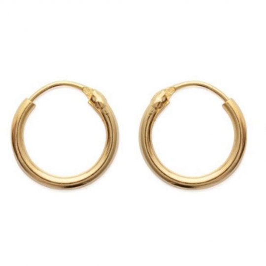 Créoles Plaqué Or 12mm -...