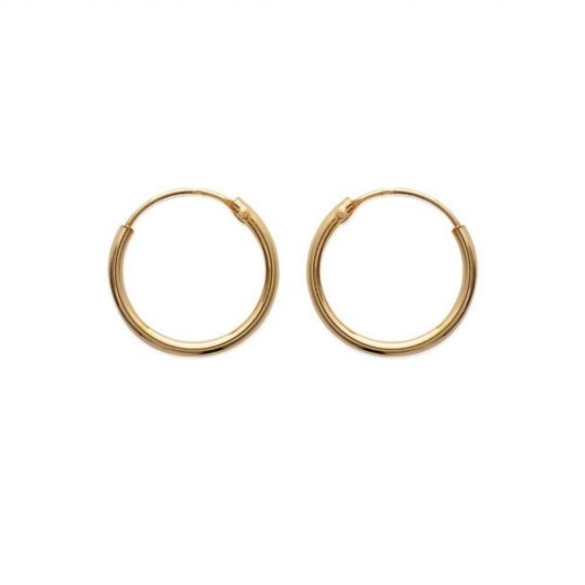 Créoles Plaqué Or 16mm -...