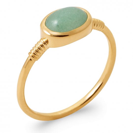 Bague Aventurine Verte...