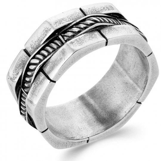 Bague Large Effet vielli...