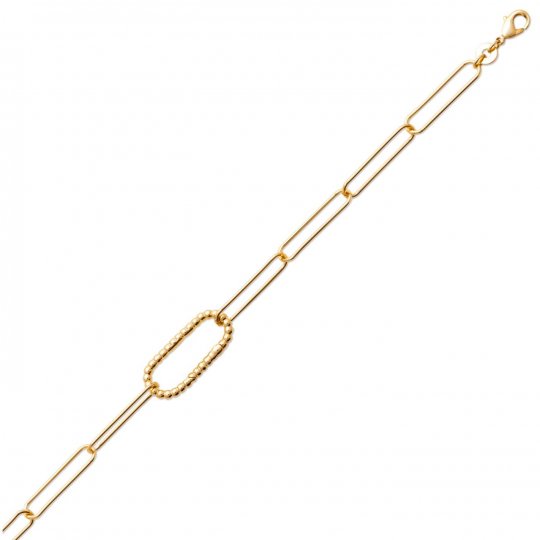 Bracelet personnalisable Plaqué or 750/1000 - Femme
