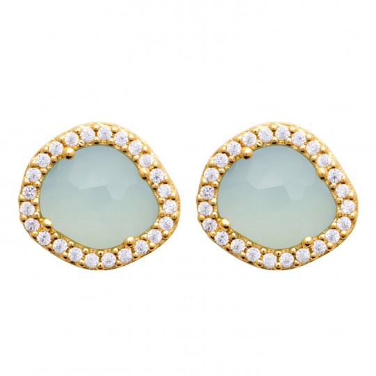 Boucle d'oreilles Agate...