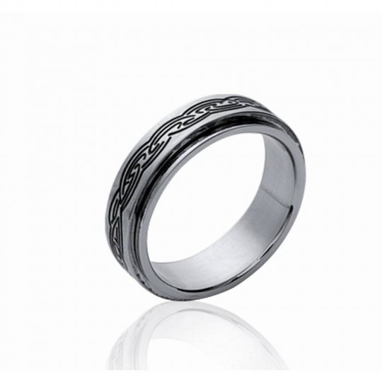 Bague Acier 316L tribal Homme Femme