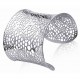 Grande manchette girafe dentelle Acier 316L - Femme - 60mm