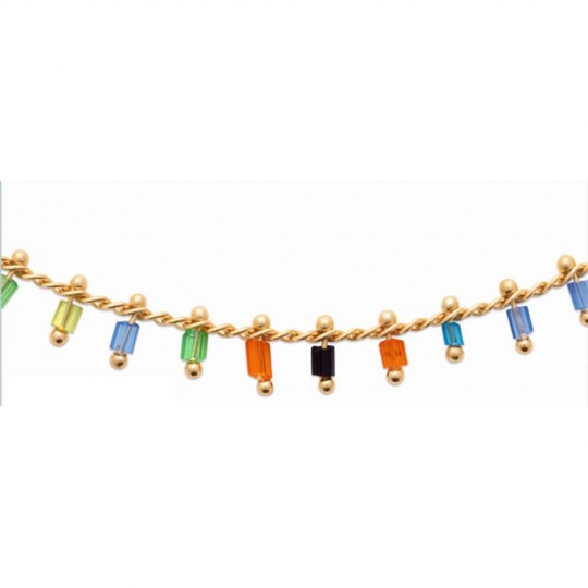 Collier Breloques Cristal...