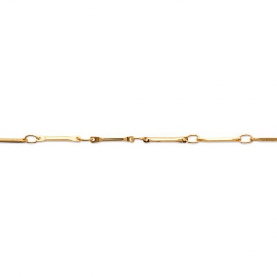 Bracelet Plaqué or 750/000 3 Microns 18cm