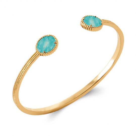 Jonc ouvert Amazonites...