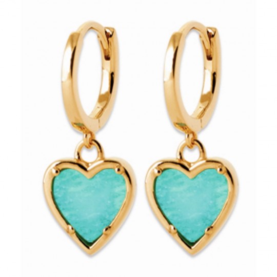 Créoles Breloques Coeur...