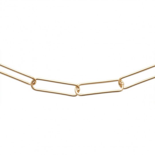 Collier Plaqué or 750/000 3 Microns 45cm