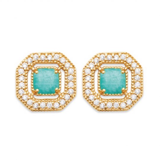 Boucles d'oreilles Carré...