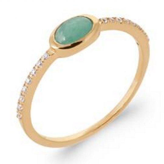 Bague Plaqué or 750/000...