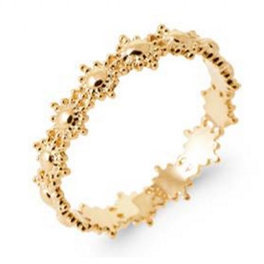 Bague Soleil Plaqué or 750/000