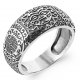 Bague Tribal Maori Argent Quantum 925 Homme