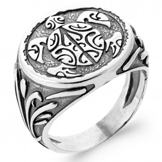 Chevalière Tortue visage...