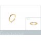 Bague Alliance Plaqué or 750/000 Email Motifs