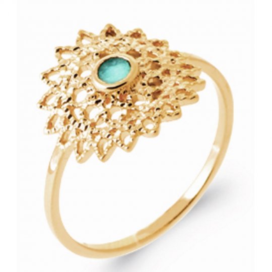 Bague Dentelle Plaqué or...