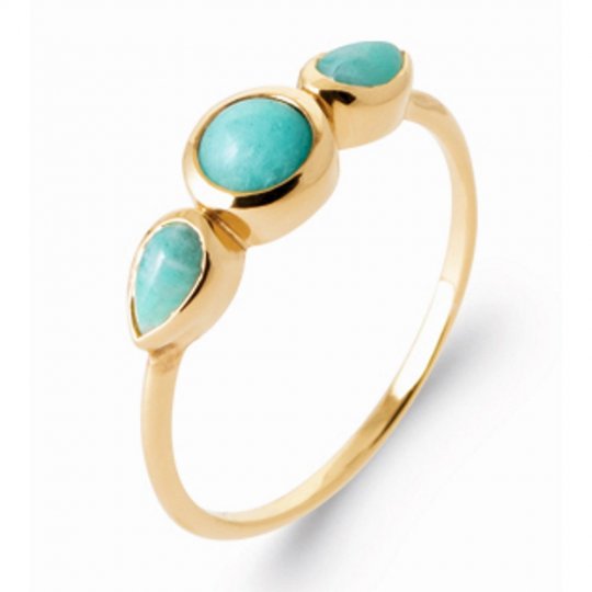 Bague Plaqué or 750/000...