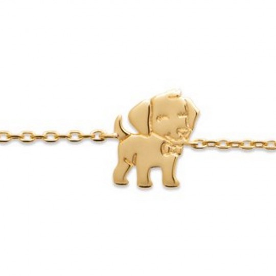 Bracelet Chien Plaqué or...