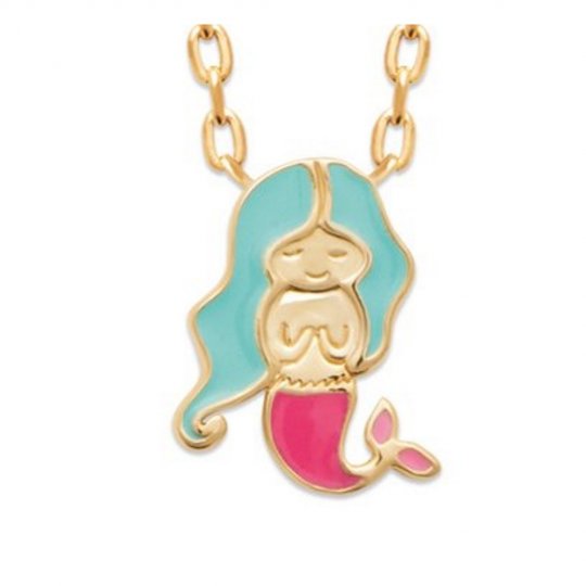 Collier Sirène Plaqué or...