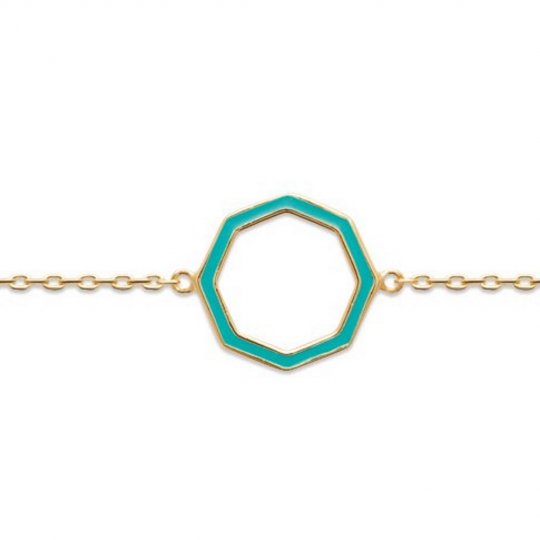 Bracelet Octogone Plaqué or...