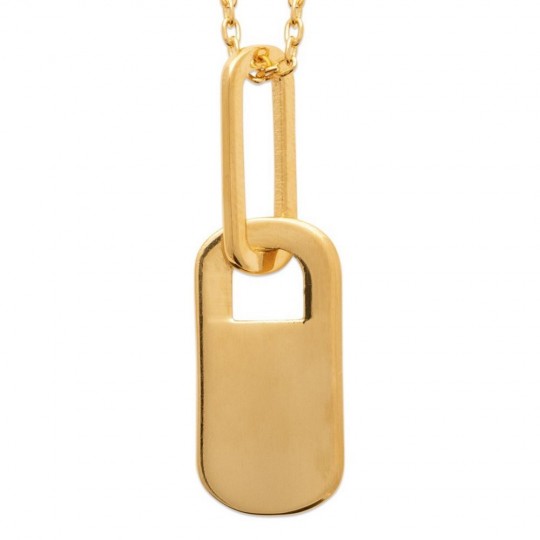 Collier Cadenas Gravable...