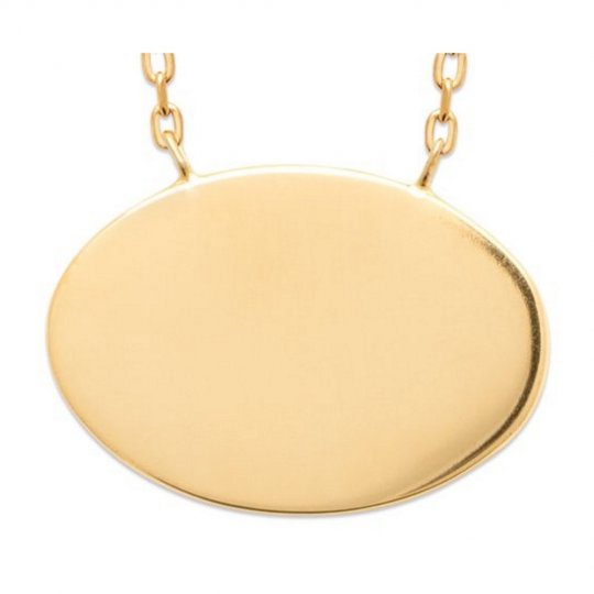 Collier Médaillon Gravable...