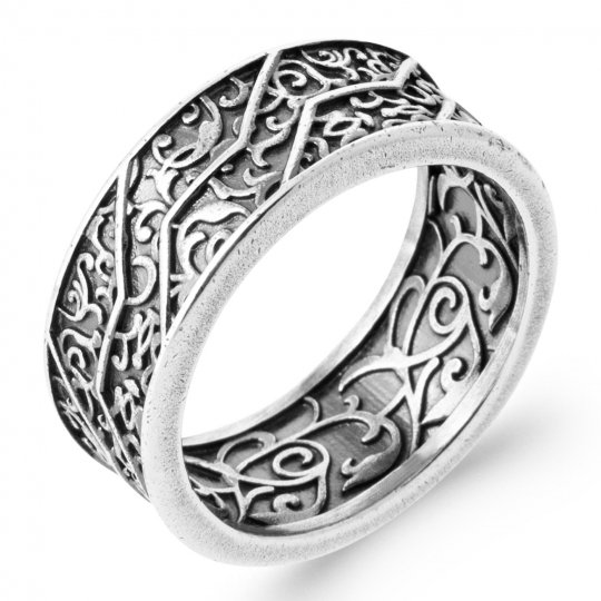 Bague Homme Tribale Argent...