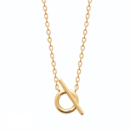 Collier Plaqué or 750/000 3 Microns 45cm