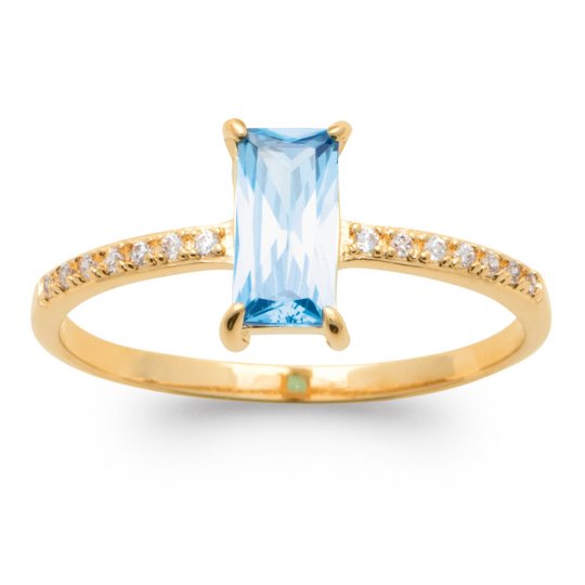 Bague Pierre bleue...